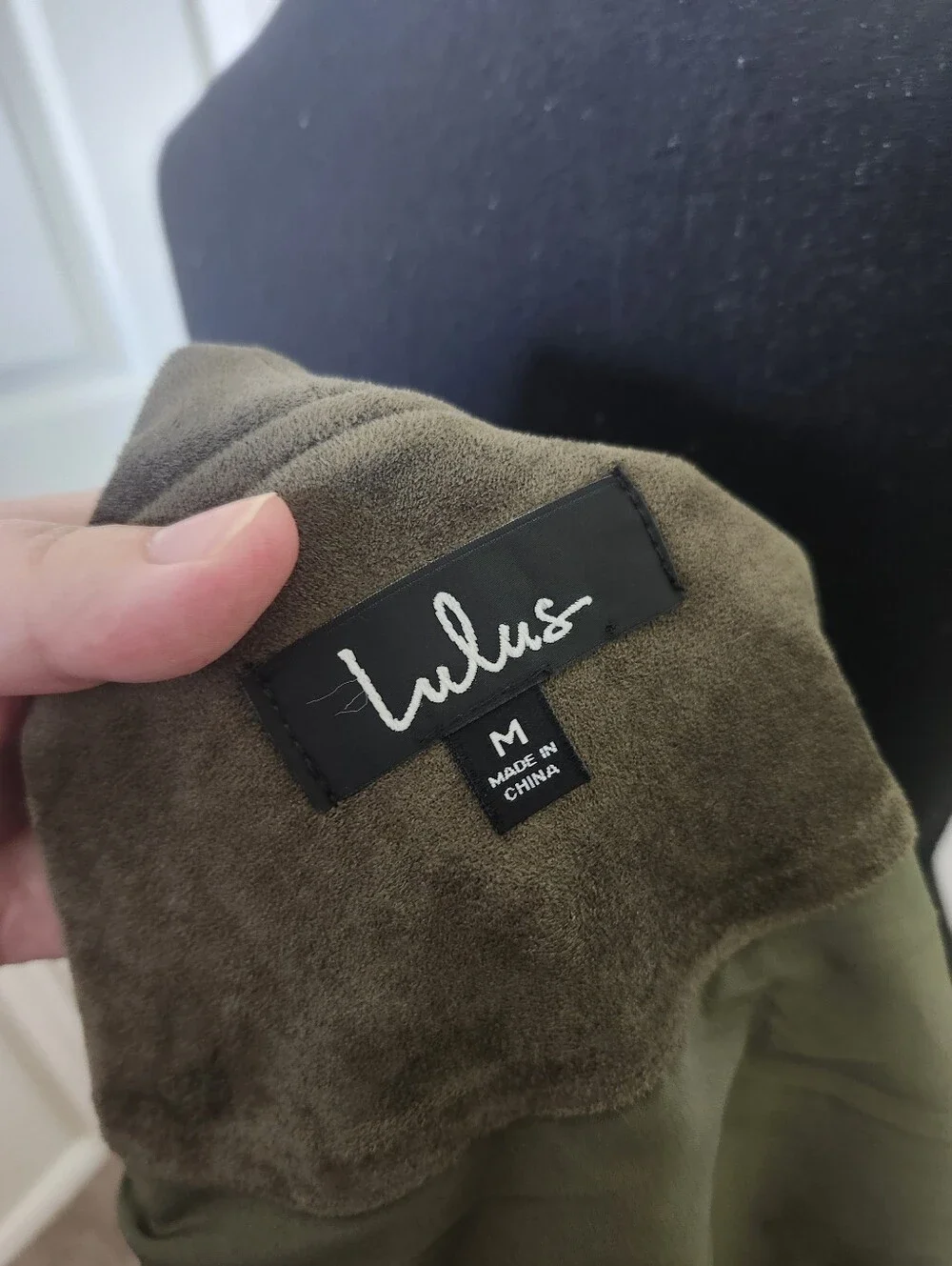Lulu's Taupe Gray Suede-Look Asymmetrical Draped Jacket